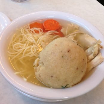 Milton's - Chicken Soup with (ginormous) Matzo Ball - Delis Near Me - Del Mar, California Milton's - Chicken Soup with (ginormous) Matzo Ball - Delis Near Me - Del Mar, California