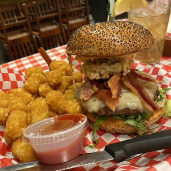 Chip's Old Fashioned Hamburgers - The southern blt with tater Tater-Tots - Fish & Chips Near Me - Plano, Texas Chip's Old Fashioned Hamburgers - The southern blt with tater Tater-Tots - Fish & Chips Near Me - Plano, Texas