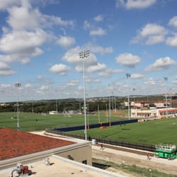 UTSA Campus Recreation - 1 of 3 views of the rec fields used for intramural sports, club sports, reserved events and informal play