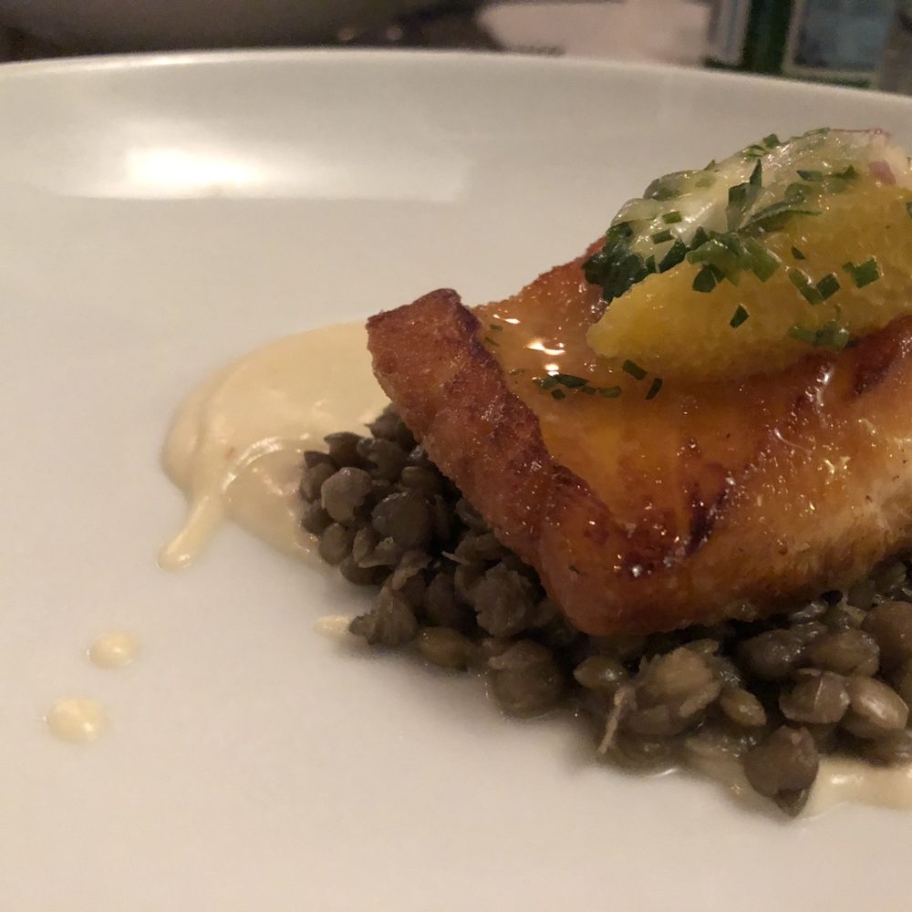 Otis - Salmon, lentils - New American Near Me - Exeter, New Hampshire Otis - Salmon, lentils - New American Near Me - Exeter, New Hampshire