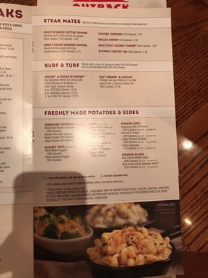 Menu photo 7 Outback Steakhouse Houston, TX