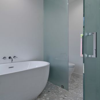 Coyote Glass, LLC - frameless etch toilet partition glass chrome finish hardware. - Windows Installation Near Me - Phoenix, Arizona Coyote Glass, LLC - frameless etch toilet partition glass chrome finish hardware. - Windows Installation Near Me - Phoenix, Arizona