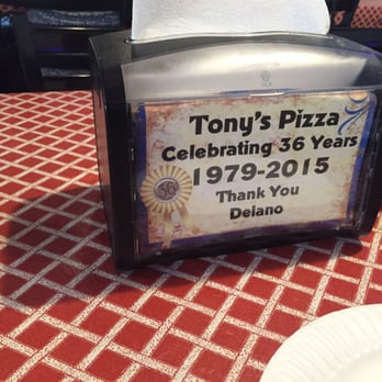 Tony's Pizza - Oldie but goodie. - Pizza Near Me - Delano, California
