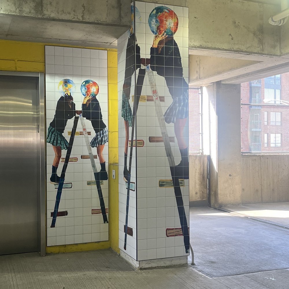Ladder To The World Mural - Public Art Near Me - Columbus, Ohio