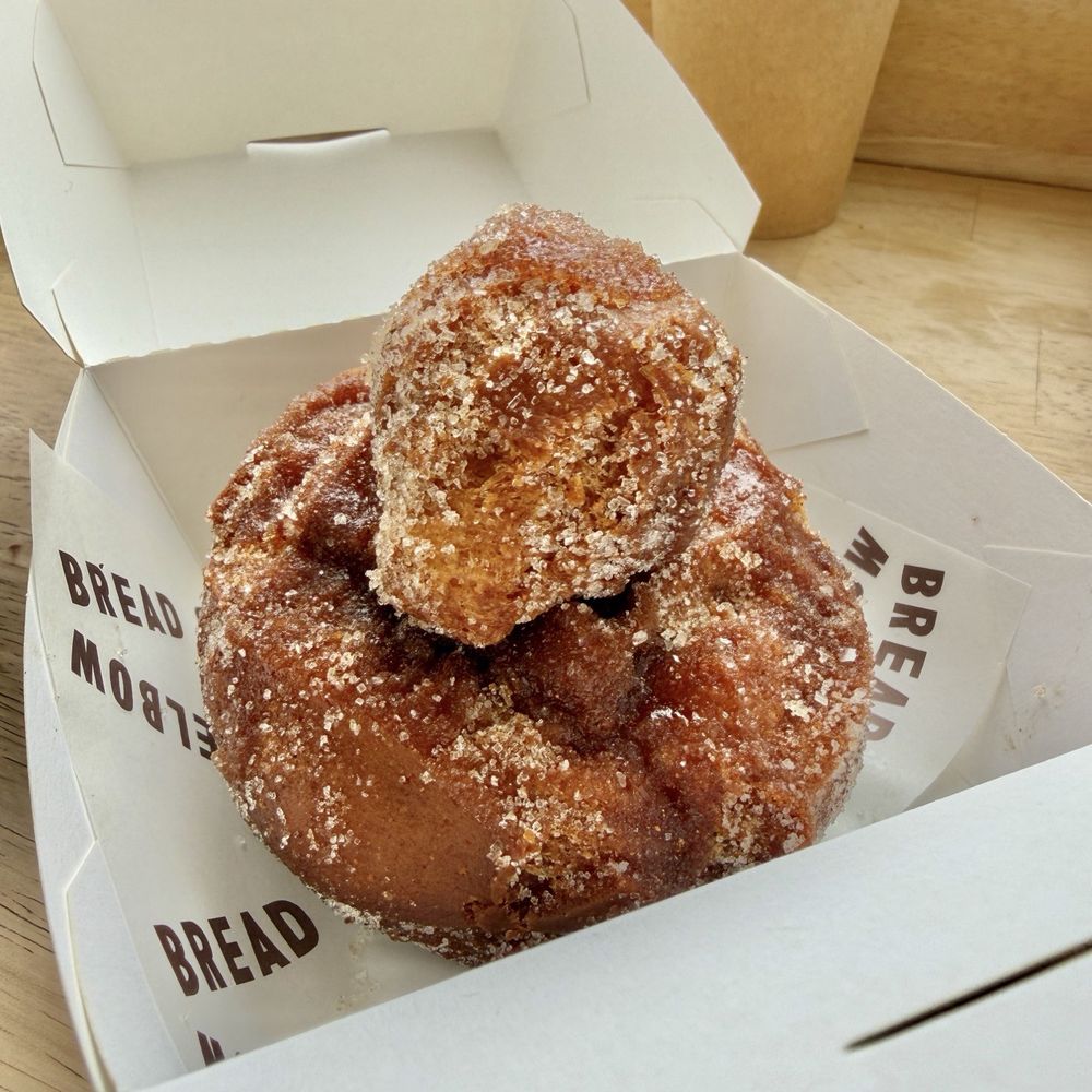 Elbow Bread - Triple apple cider cake donut-- a donut hole + the donut :) - Bakeries Near Me - New York, New York Elbow Bread - Triple apple cider cake donut-- a donut hole + the donut :) - Bakeries Near Me - New York, New York