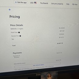 over 800 in fees and taxes for 3 night. Insane.