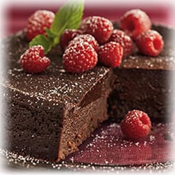 Puddin' River Chocolates - Puddin' River Flourless Chocolate Truffle Cake!