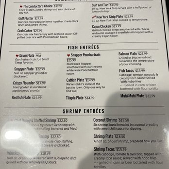 Railroad Seafood & Brewery - Menu... - Seafood Near Me - Robstown, Texas Railroad Seafood & Brewery - Menu... - Seafood Near Me - Robstown, Texas