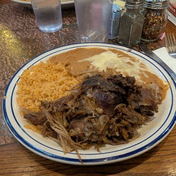 Carnitas Queretaro - Of course I had to have the carnitas plate. Very good size portion. - Mexican Near Me - El Paso, Texas