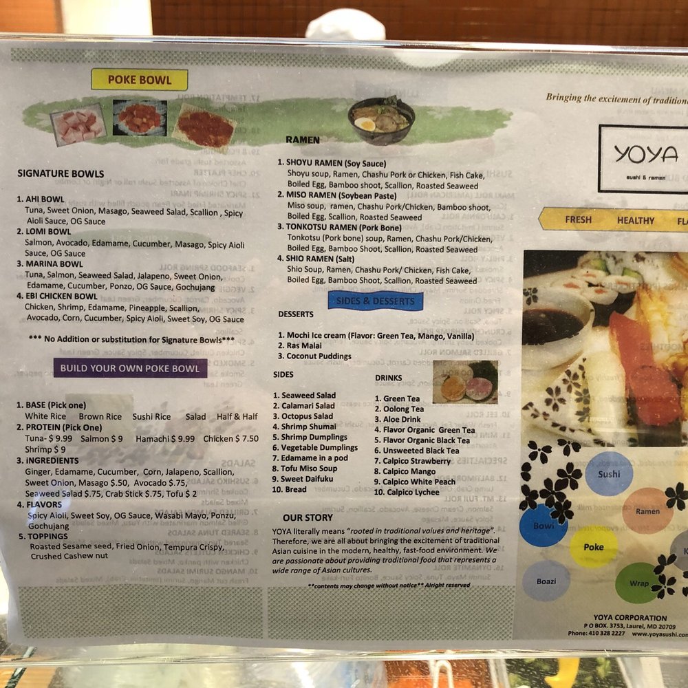 Yoya - Sushi Bars Near Me - Baltimore, Maryland