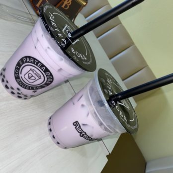 Partea Boba - Taro milk tea with boba - Bubble Tea Near Me - Van Nuys, California