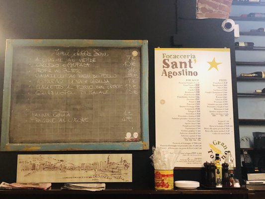 Menu photo 1 Focacceria Sant'Agostino Torino, TO
