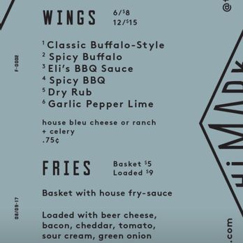 The Hi-Mark - Wings and Fries options - Bars Near Me - Cincinnati, Ohio