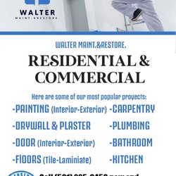 Walter Maint and Restore