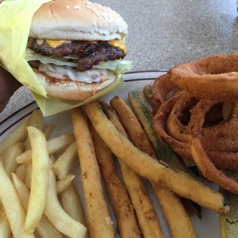 Christos Best - TRIO!!! cheeseburger fries zucchini and rings. Deep fried heaven. Make sure to add a little more salt to your taste. Happy eating! - Burgers Near Me - Anaheim, California Christos Best - TRIO!!! cheeseburger fries zucchini and rings. Deep fried heaven. Make sure to add a little more salt to your taste. Happy eating! - Burgers Near Me - Anaheim, California