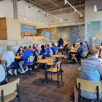 Panera Bread - Parents and kids from the Houston volleyball team enjoying Saturday lunch - Salad Near Me - Plano, Texas Panera Bread - Parents and kids from the Houston volleyball team enjoying Saturday lunch - Salad Near Me - Plano, Texas