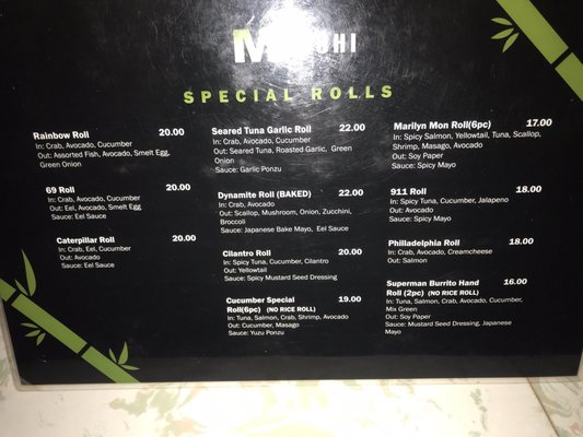 Menu photo 8 M Sushi Wailuku, HI