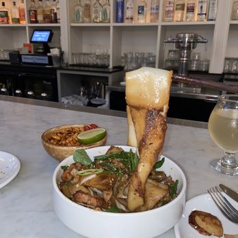 BiXi Beer - Pork Drunken Noodles. So yummy - Asian Fusion Near Me - Chicago, Illinois