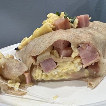 Crepe Daddy - Ham egg cheese gluten free crepe 9/25/26 - Waffles Near Me - Ocean City, Maryland Crepe Daddy - Ham egg cheese gluten free crepe 9/25/26 - Waffles Near Me - Ocean City, Maryland