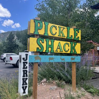 Pikes Peak Pickle Shack - Sign for the shop - Specialty Food Near Me - Cascade, Colorado Pikes Peak Pickle Shack - Sign for the shop - Specialty Food Near Me - Cascade, Colorado