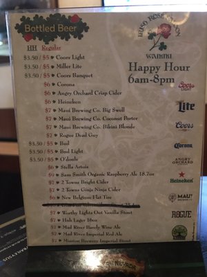 Menu photo 6 Irish Rose Saloon Honolulu, HI Menu photo 6 Irish Rose Saloon Honolulu, HI