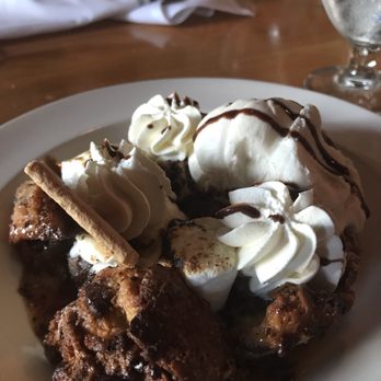 Gardner's Restaurant - S'mores bread pudding SO GOOD - Seafood Near Me - Olympia, Washington Gardner's Restaurant - S'mores bread pudding SO GOOD - Seafood Near Me - Olympia, Washington