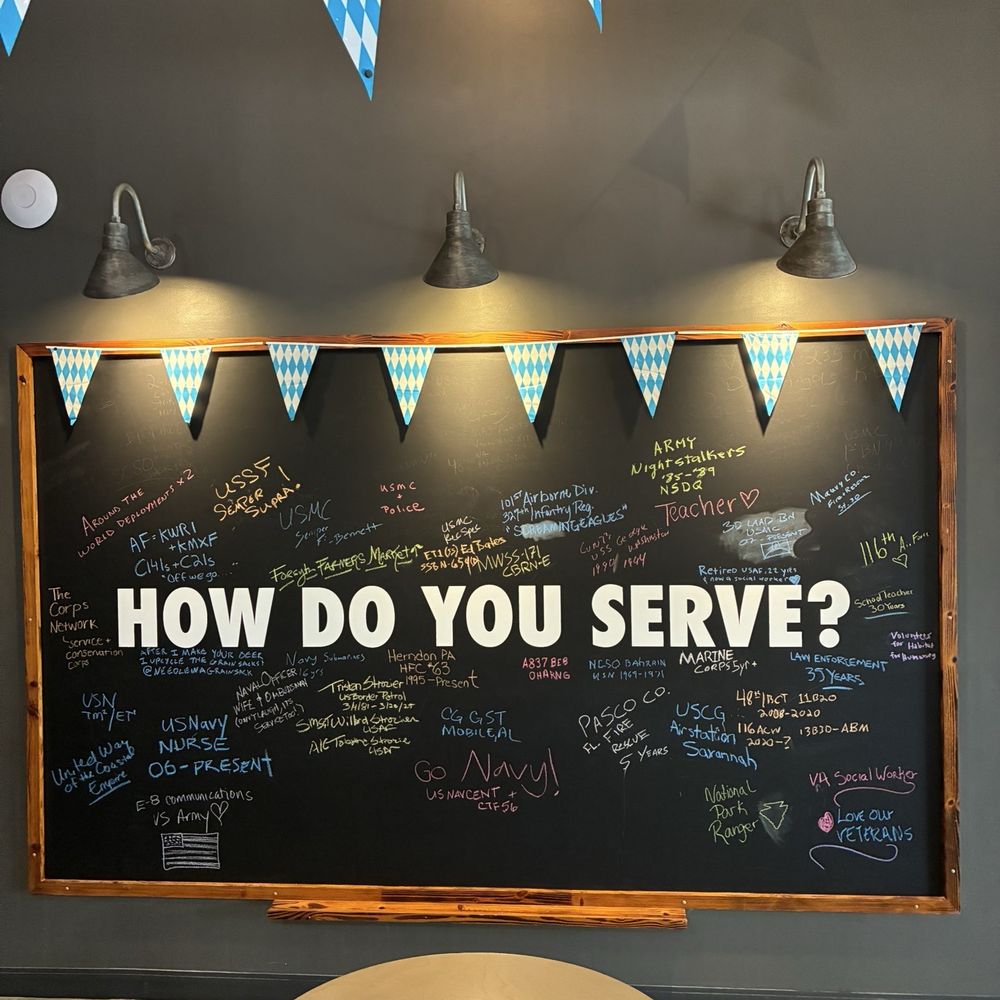 A chalk board to leave your message. A chalk board to leave your message.