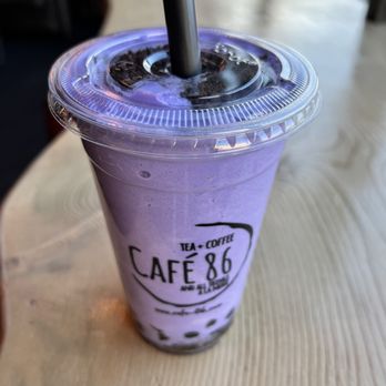 Cafe 86 - Ube Monster w boba - Desserts Near Me - Las Vegas, Nevada Cafe 86 - Ube Monster w boba - Desserts Near Me - Las Vegas, Nevada