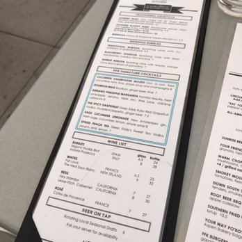 Four Friends Kitchen - Drink menu - Southern Near Me - Denver, Colorado