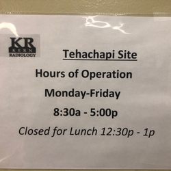 Kern Radiology - Hours