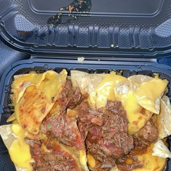 Arriola's Tortilleria - Small Nachos with Chile Colorado - Mexican Near Me - Indio, California