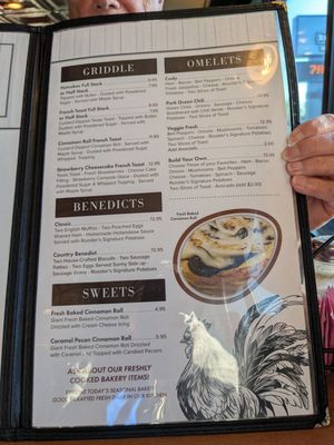 Menu photo 1 Rooster’s Cafe Cody, WY Menu photo 1 Rooster’s Cafe Cody, WY
