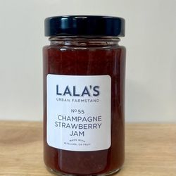 LALA's Jam Bar And Urban Farmstand - Sonoma County's own Korbel champagne makes this jam unique in taste