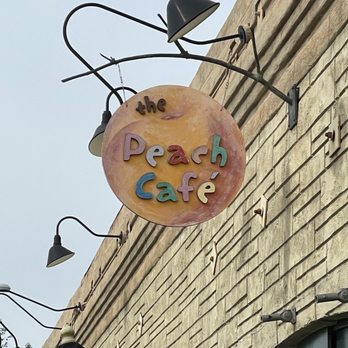 The Peach Cafe - The sign! - New American Near Me - Monrovia, California The Peach Cafe - The sign! - New American Near Me - Monrovia, California