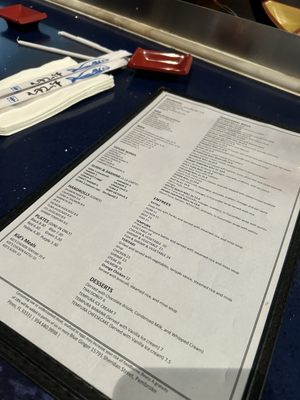 Menu photo 1 Blue Ginger Southwest Ranches, FL