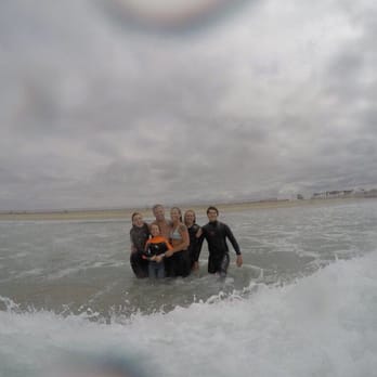 Learn To Surf - Family photo provided after lesson - Surf Schools Near Me - Newport Beach, California