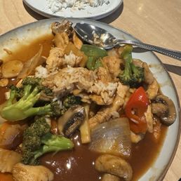 Stir fry chicken with garlic Stir fry chicken with garlic