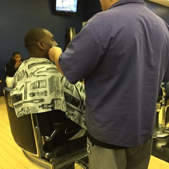 Barber Station Detroit - Rio working on another masterpiece - Barbers Near Me - Detroit, Michigan