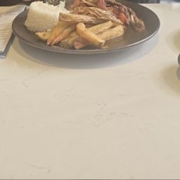 lomo i ordered and felt gross after witnessing bc who knows what else they do in that kitchen lomo i ordered and felt gross after witnessing bc who knows what else they do in that kitchen