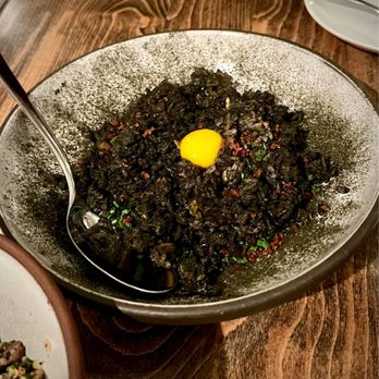 Paju - Squid ink fried rice - Korean Near Me - Seattle, Washington Paju - Squid ink fried rice - Korean Near Me - Seattle, Washington