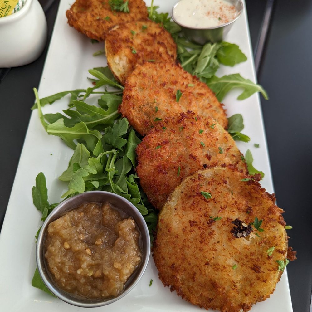 Juniper on Main - Fried green tomatoes - Southern Near Me - Carmel, Indiana Juniper on Main - Fried green tomatoes - Southern Near Me - Carmel, Indiana