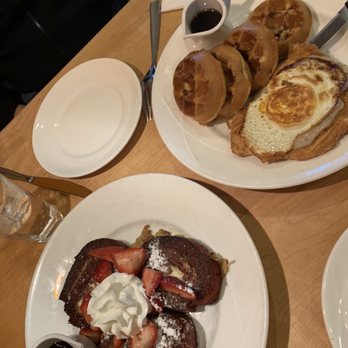 Yolk - South Loop - Red Velvet French Toast Chicken ' N ' Waffles - Breakfast & Brunch Near Me - Chicago, Illinois Yolk - South Loop - Red Velvet French Toast Chicken ' N ' Waffles - Breakfast & Brunch Near Me - Chicago, Illinois