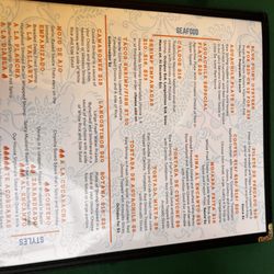 Mariscos Al Encanto - Menú