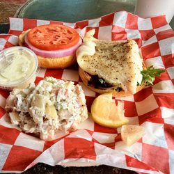 Peace River Seafood & Crab Shack - Triggerfish sandwich. Super fresh!
