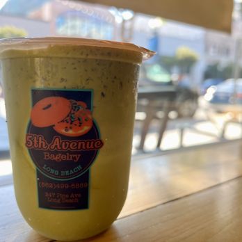 5th Ave Bagelry - Green Tea Chai - Bagels Near Me - Long Beach, California