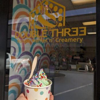 Double Three - Ube & pand soft-serve - Ice Cream & Frozen Yogurt Near Me - Honolulu, Hawaii Double Three - Ube & pand soft-serve - Ice Cream & Frozen Yogurt Near Me - Honolulu, Hawaii