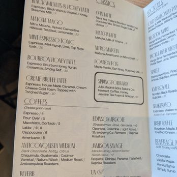 Nettare - Menu - Cocktail Bars Near Me - Chicago, Illinois Nettare - Menu - Cocktail Bars Near Me - Chicago, Illinois