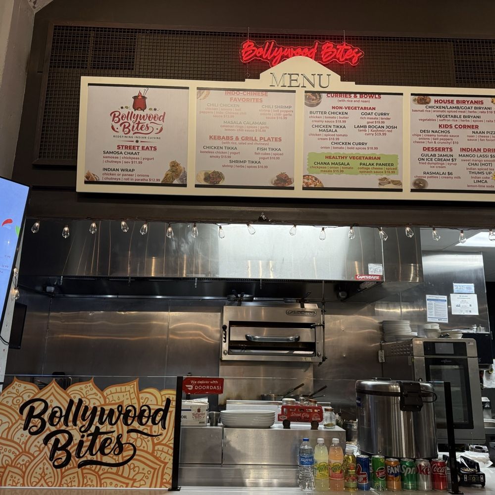 Bollywood Bites - Menu Board - Food Court Near Me - Pueblo, Colorado