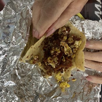 Taco Kitchen - Bacon and egg taco - Tacos Near Me - Charleston, South Carolina