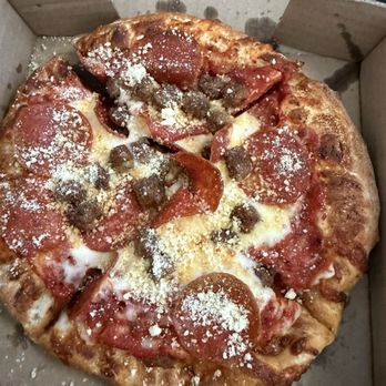 Dematteo's - Pepperoni and sausage pizza - Pizza Near Me - Riverside, California Dematteo's - Pepperoni and sausage pizza - Pizza Near Me - Riverside, California